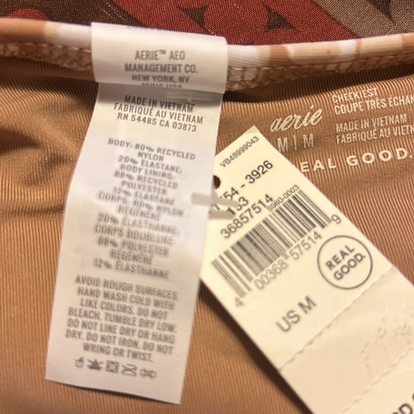 Aerie Cheekiest Coupe Tres Echancree Bikini Bottom Size M - Picture 10 of 10